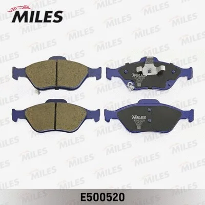 E500520 MILES Комплект тормозных колодок, дисковый тормоз (фото 1)