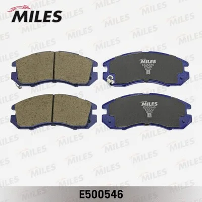 E500546 MILES Комплект тормозных колодок, дисковый тормоз (фото 1)