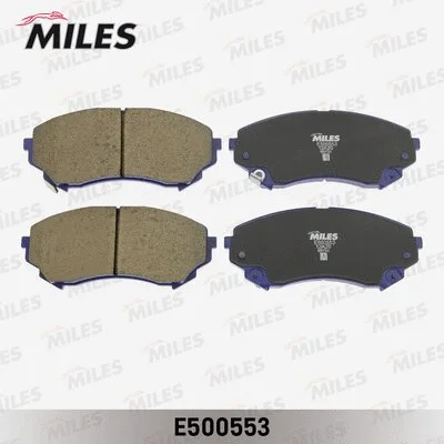 E500553 MILES Комплект тормозных колодок, дисковый тормоз (фото 1)