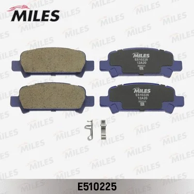 E510225 MILES Комплект тормозных колодок, дисковый тормоз (фото 1)