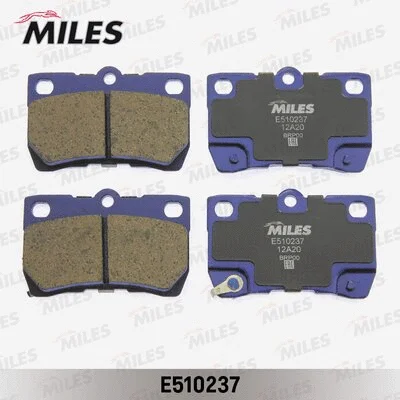 E510237 MILES Комплект тормозных колодок, дисковый тормоз (фото 1)