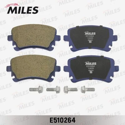 E510264 MILES Комплект тормозных колодок, дисковый тормоз (фото 1)