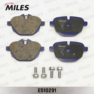 E510291 MILES Комплект тормозных колодок, дисковый тормоз (фото 1)