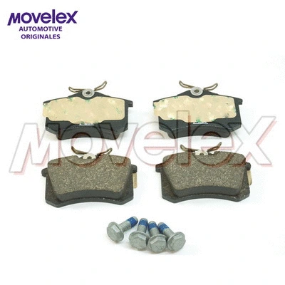 M22225 MOVELEX Комплект тормозных колодок, дисковый тормоз (фото 1)
