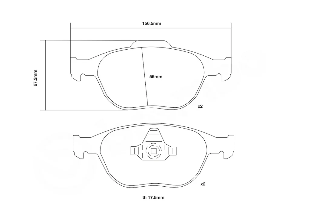 07.B314.42 BREMBO Комплект высокоэффективных тормозных колодок (фото 3)