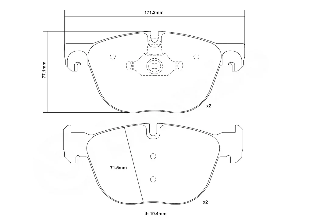 07.B314.96 BREMBO Комплект высокоэффективных тормозных колодок (фото 2)