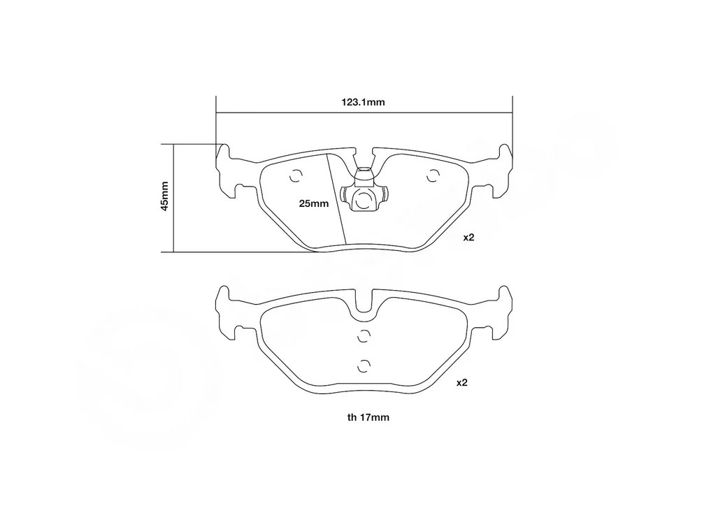 07.B315.26 BREMBO Комплект высокоэффективных тормозных колодок (фото 3)