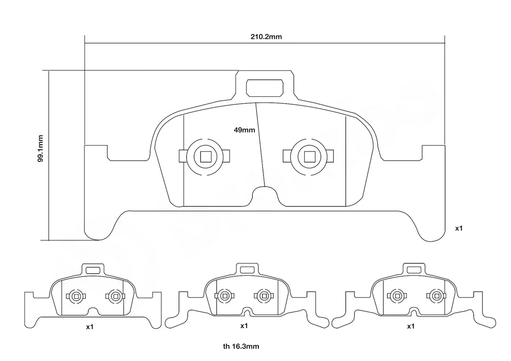 07.D435.40 BREMBO Комплект высокоэффективных тормозных колодок (фото 2)