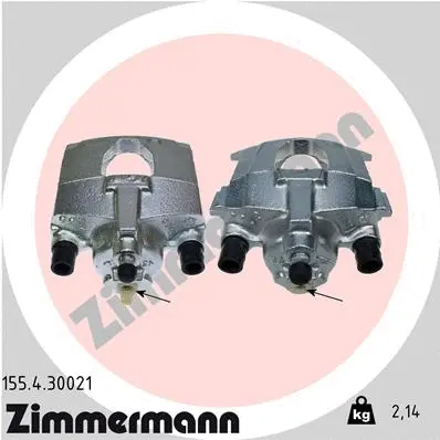 155.4.30021 ZIMMERMANN Тормозной суппорт (фото 1)