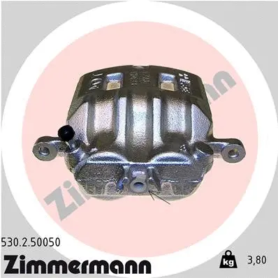 530.2.50050 ZIMMERMANN Тормозной суппорт (фото 1)