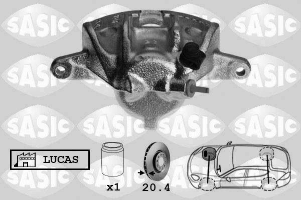 SCA0089 SASIC Тормозной суппорт (фото 1)