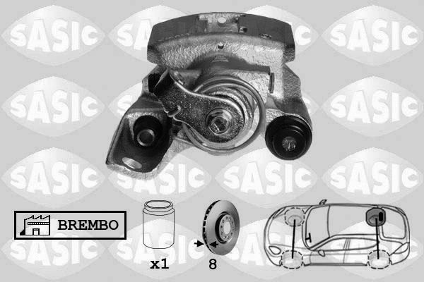 SCA4045 SASIC Тормозной суппорт (фото 1)