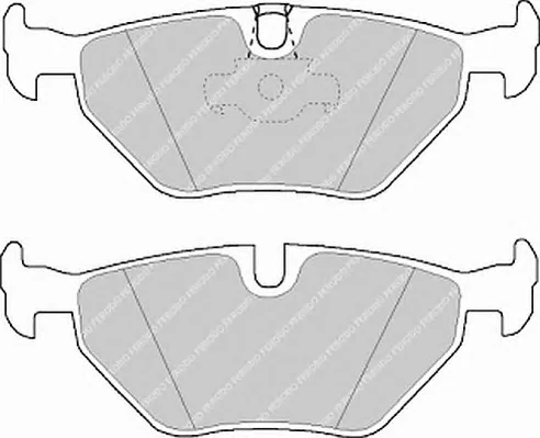FSL1075 FERODO Тормозные колодки (фото 1)