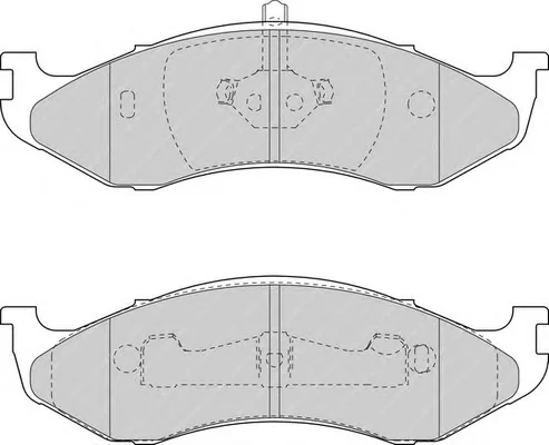 FSL1267 FERODO Тормозные колодки (фото 1)