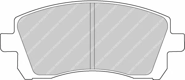 FSL1327 FERODO Тормозные колодки (фото 1)
