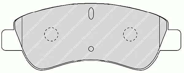 FSL1399 FERODO Тормозные колодки (фото 1)