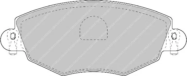FSL1425 FERODO Тормозные колодки (фото 1)
