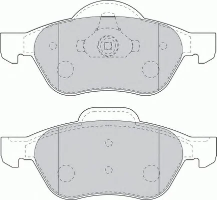 FSL1440 FERODO Тормозные колодки (фото 1)