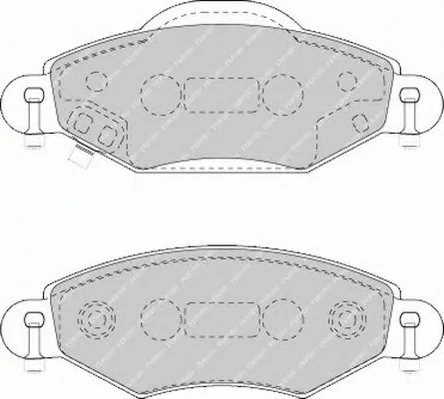 FSL1513 FERODO Тормозные колодки (фото 1)