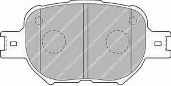 FSL1528 FERODO Тормозные колодки (фото 1)