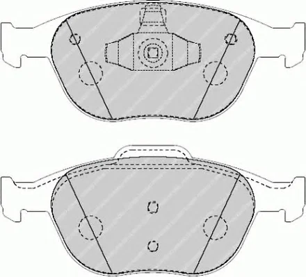 FSL1568 FERODO Тормозные колодки (фото 1)
