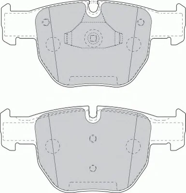 FSL1597 FERODO Тормозные колодки (фото 1)