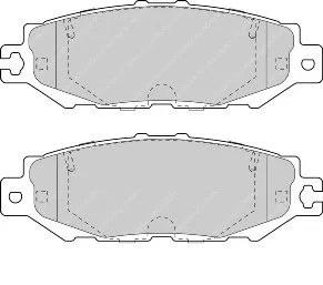 FSL1684 FERODO Тормозные колодки (фото 1)