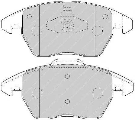 FSL1728 FERODO Тормозные колодки (фото 1)
