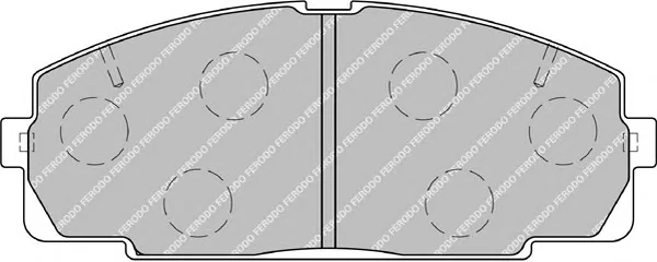 FSL1884 FERODO Тормозные колодки (фото 1)