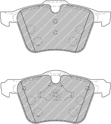 FSL1898 FERODO Тормозные колодки (фото 1)