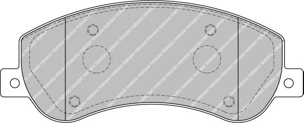 FSL1928 FERODO Тормозные колодки (фото 1)