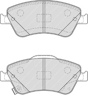 FSL4046 FERODO Тормозные колодки (фото 1)