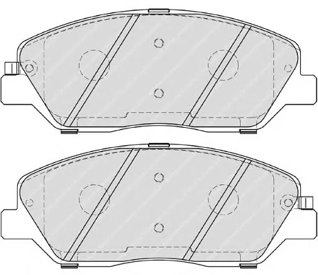 FSL4111 FERODO Тормозные колодки (фото 1)