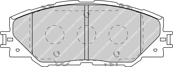 FSL4136 FERODO Тормозные колодки (фото 1)