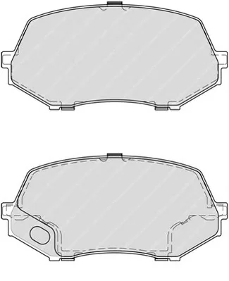 FSL4253 FERODO Тормозные колодки (фото 1)