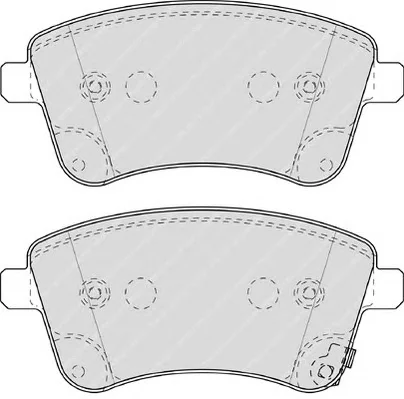 FSL4339 FERODO Тормозные колодки (фото 1)