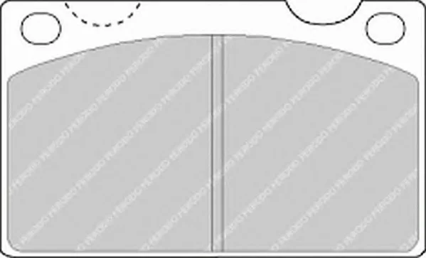 FSL813 FERODO Тормозные колодки (фото 1)