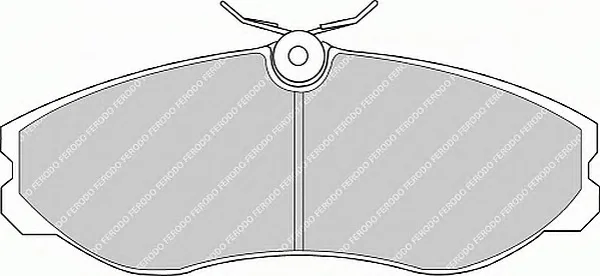 FSL909 FERODO Тормозные колодки (фото 1)