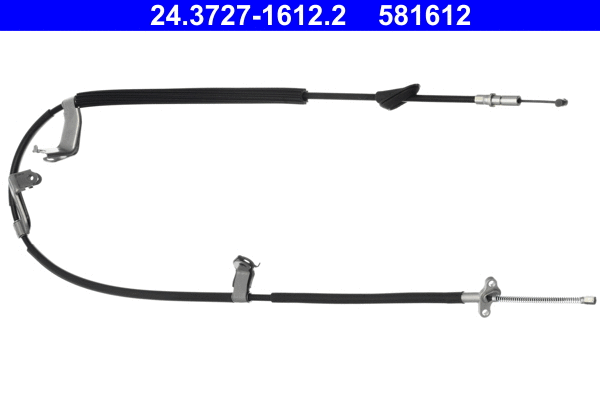 24.3727-1612.2 ATE Тросик, cтояночный тормоз (фото 2)