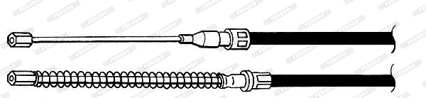 FHB431180 FERODO Тросик, cтояночный тормоз (фото 1)