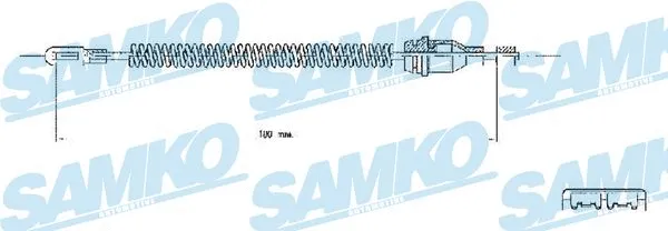C0543B SAMKO Тросик, cтояночный тормоз (фото 1)