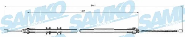C0702B SAMKO Тросик, cтояночный тормоз (фото 1)
