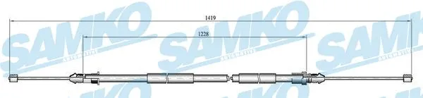 C0739B SAMKO Тросик, cтояночный тормоз (фото 1)