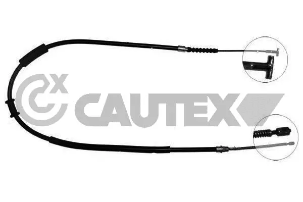 017995 CAUTEX Тросик, cтояночный тормоз (фото 1)