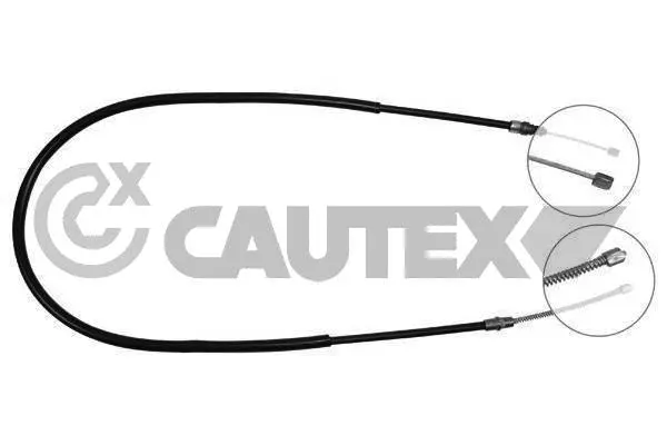 025220 CAUTEX Тросик, cтояночный тормоз (фото 1)