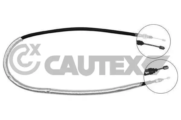 038307 CAUTEX Тросик, cтояночный тормоз (фото 1)