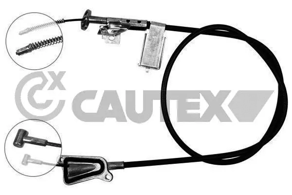069077 CAUTEX Тросик, cтояночный тормоз (фото 1)