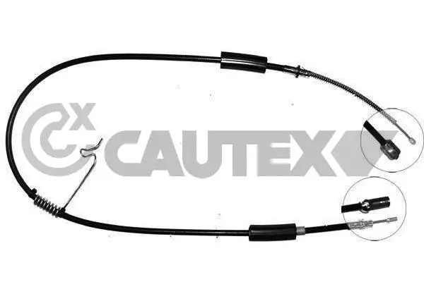 088001 CAUTEX Тросик, cтояночный тормоз (фото 1)