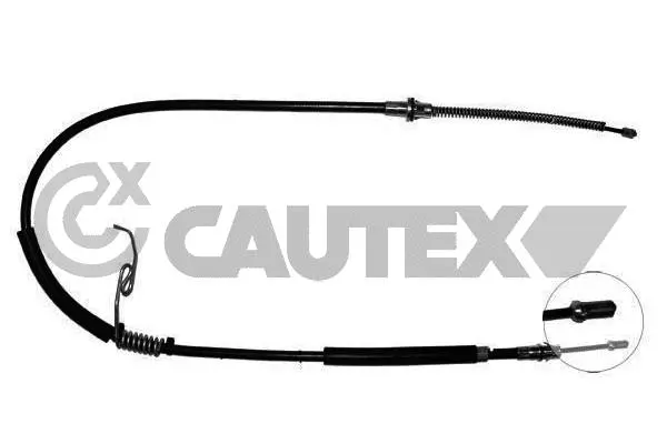 088002 CAUTEX Тросик, cтояночный тормоз (фото 1)