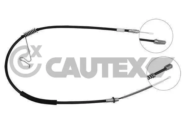 088071 CAUTEX Тросик, cтояночный тормоз (фото 1)